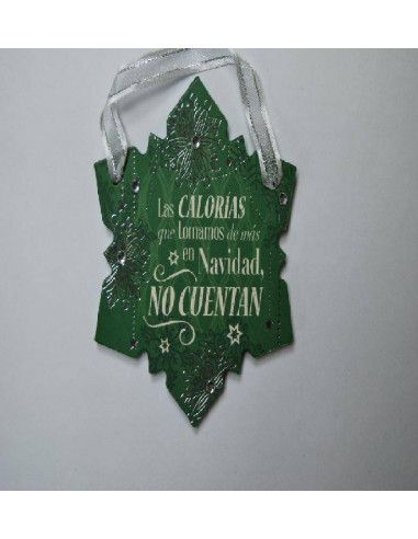 POSTAL NAVIDEÑA LAS CALORÍAS QUE TOMAMOS DE MÁS EN NAVIDAD. NO CUENTAN