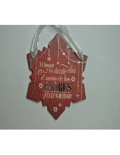 TARJETA NAVIDEÑA EL HOGAR ES DONDE ESTÁ EL CARIÑO DE LOS ¡FELIZ NAVIDAD!