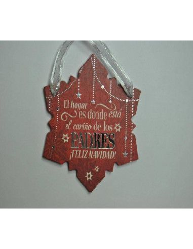 TARJETA NAVIDEÑA EL HOGAR ES DONDE ESTÁ EL CARIÑO DE LOS ¡FELIZ NAVIDAD!