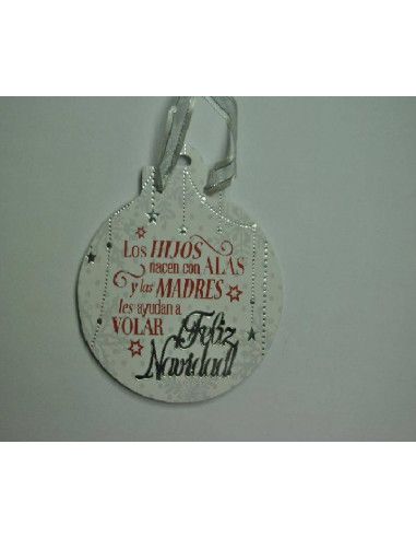 TARJETA NAVIDEÑA LOS HIJOS NACEN CON ALAS Y LAS MADRES LES AYUDAN A VOLAR