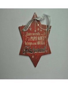 POSTAL NAVIDEÑA ¿QUIÉN NECESITA A PAPÁ NOEL? YO TENGO A MI ABUELA