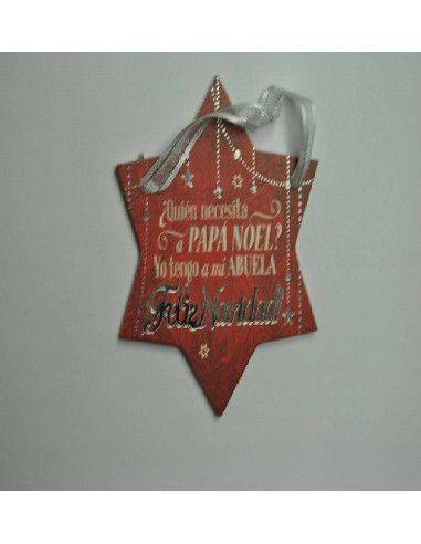 POSTAL NAVIDEÑA ¿QUIÉN NECESITA A PAPÁ NOEL? YO TENGO A MI ABUELA