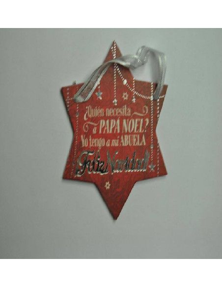 POSTAL NAVIDEÑA ¿QUIÉN NECESITA A PAPÁ NOEL? YO TENGO A MI ABUELA