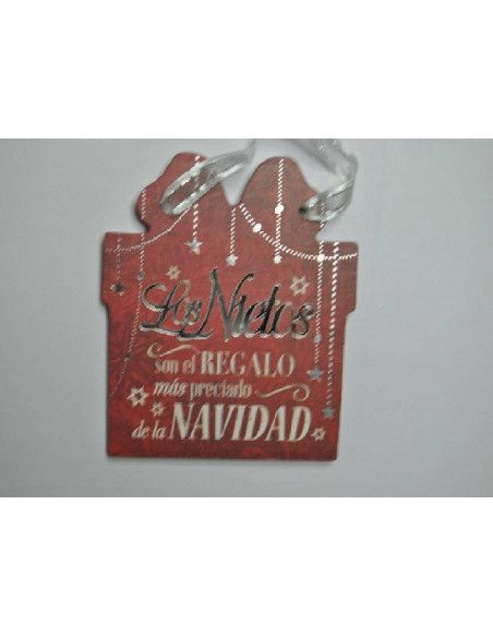 TARJETA NAVIDEÑA LOS NIETOS SON EL REGALO MÁS PRECIADO DE LA NAVIDAD