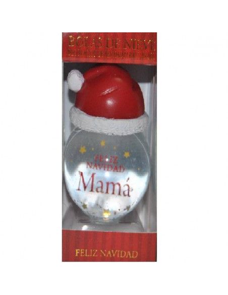 BOLA DE CRISTAL NAVIDEÑA MAMÁ