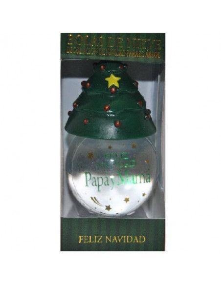 BOLA DE NAVIDAD PAPÁ Y MAMÁ