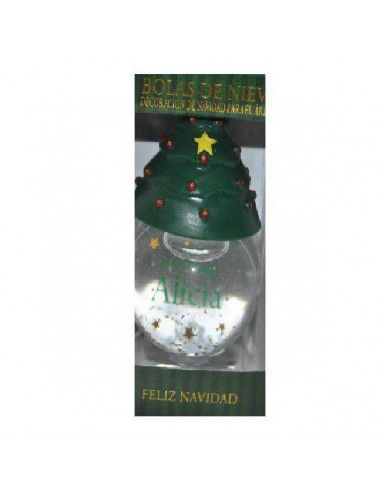 BOLA DE NAVIDAD ALICIA