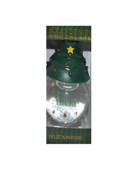 BOLA DE NAVIDAD ALICIA