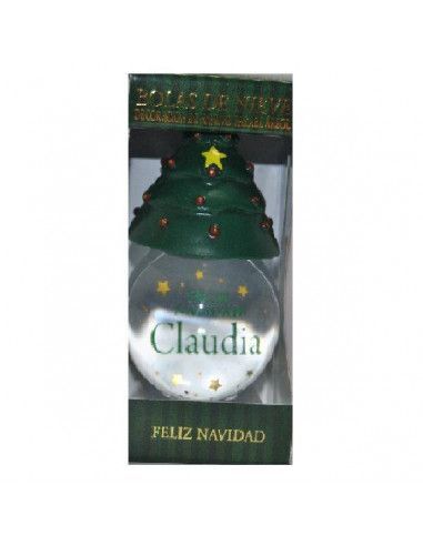 BOLA DE NAVIDAD CLAUDIA
