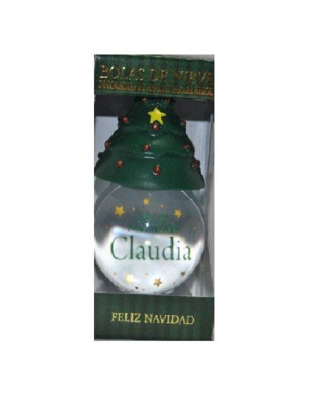 BOLA DE NAVIDAD CLAUDIA