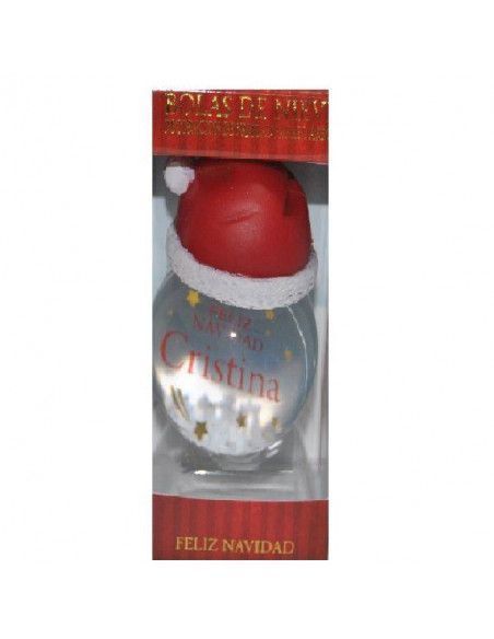 BOLA DE NAVIDAD CRISTINA