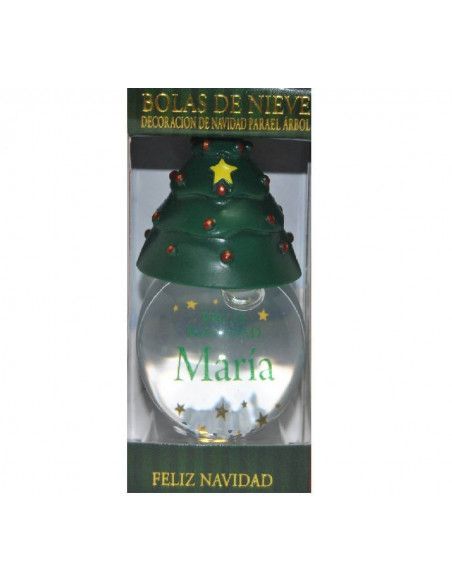 BOLA DE NAVIDAD MARÍA