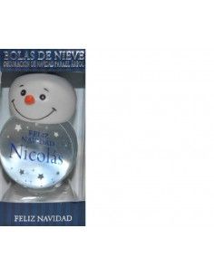 BOLA DE NAVIDAD NICOLÁS