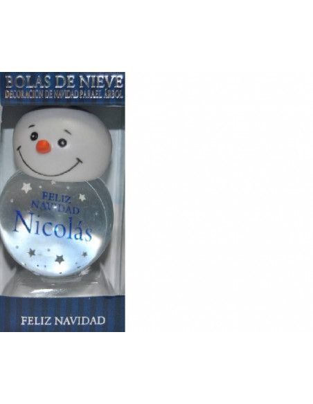 BOLA DE NAVIDAD NICOLÁS