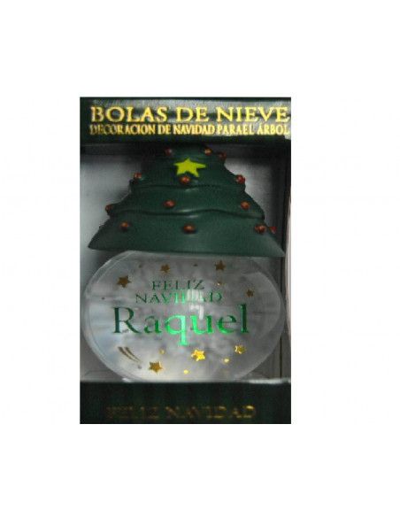 BOLA DE NAVIDAD RAQUEL
