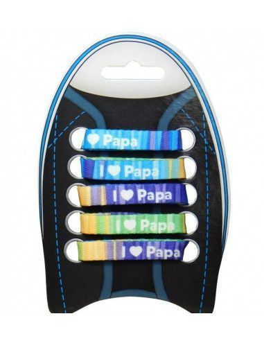 CORDONES PERSONALIZADOS "I LOVE PAPÁ"