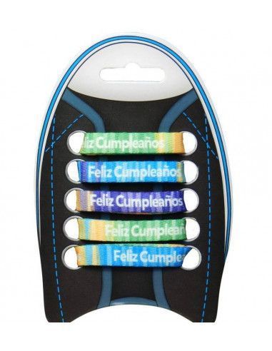 CORDONES PERSONALIZADOS "FELIZ CUMPLEAÑOS"