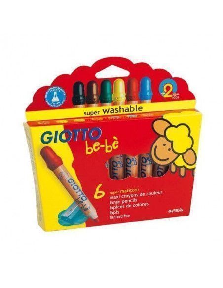 PINTURA GIOTTO BEBE CAJA CON 12 SUPER PINTURAS GIOTTO BE BE