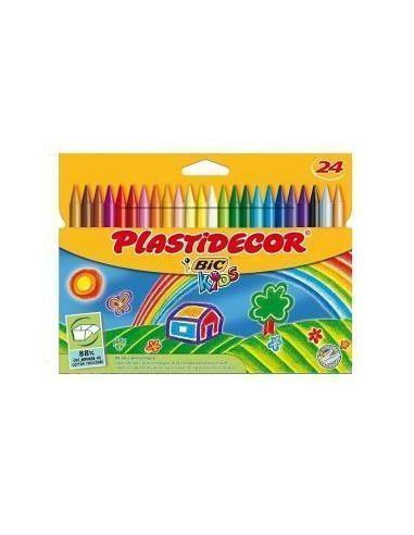 CERAS PLASTIDECOR CAJA DE 24 UNIDADES