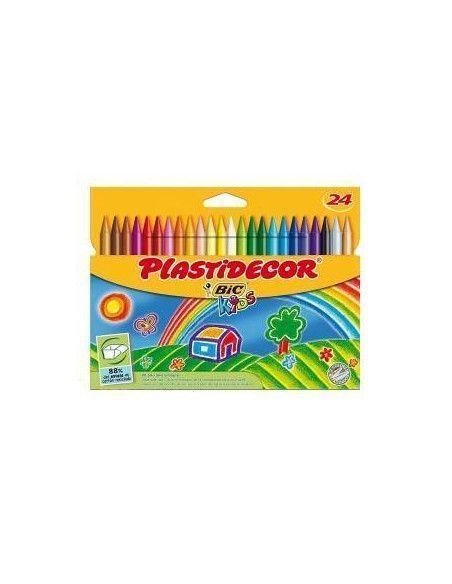 CERAS PLASTIDECOR CAJA DE 24 UNIDADES
