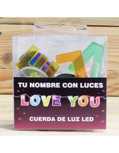 LETRAS LED "LOVE YOU"