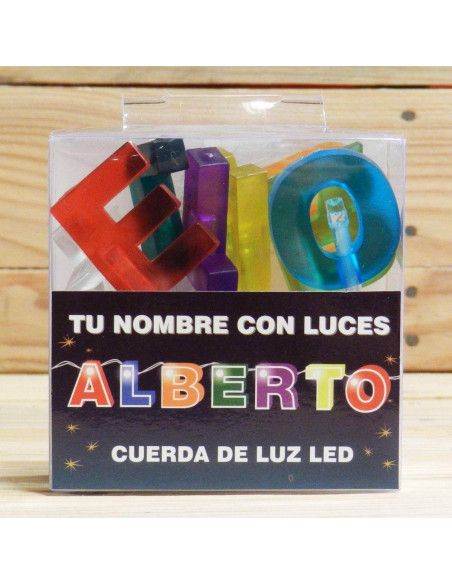 LETRAS LED "ALBERTO"