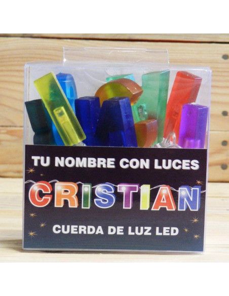 LETRAS LED "CRISTIAN"