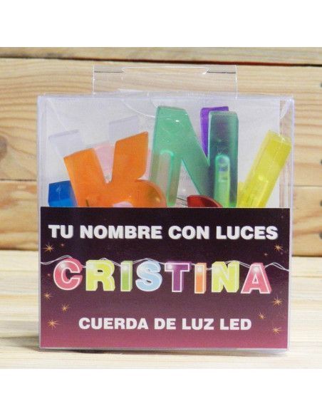 LETRAS LED "CRISTINA"