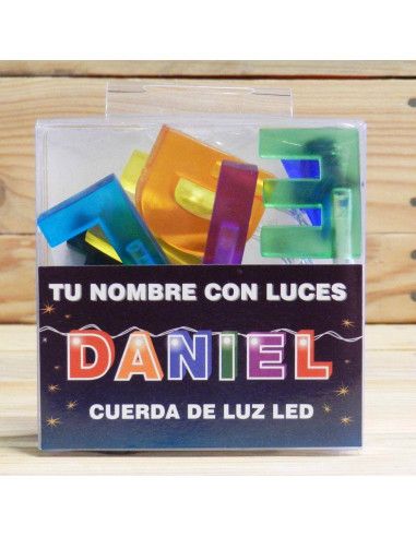 TU NOMBRE EN LETRAS LED  "DANIEL"