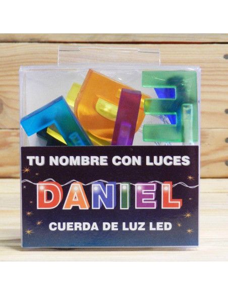TU NOMBRE EN LETRAS LED  "DANIEL"