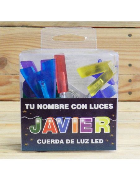 LETRAS LED "JAVIER"