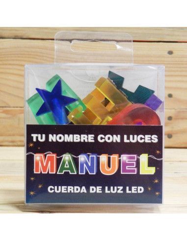 LETRAS LED "MANUEL"