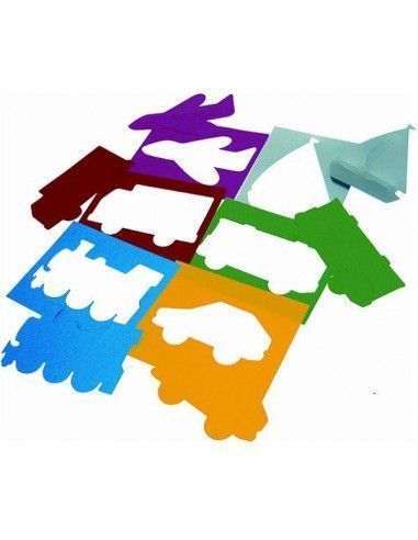Plantillas infantiles transporte Henbea