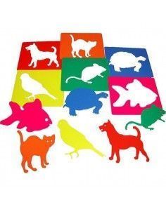 plantilla de mascotas Henbea para manualidades infantiles