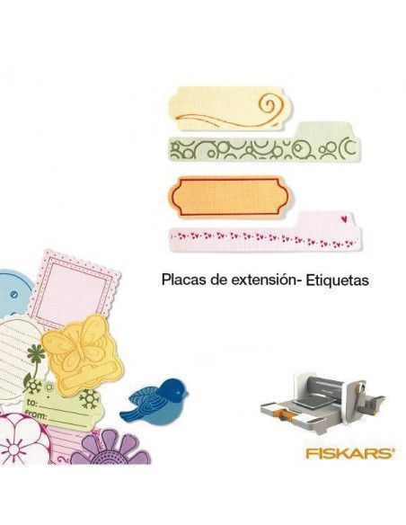 PLACAS DE EXTENSION MINI PARA TROQUELES DE LA MAQUINA FUSE CREATIVITY SYSTEM ETIQUETAS