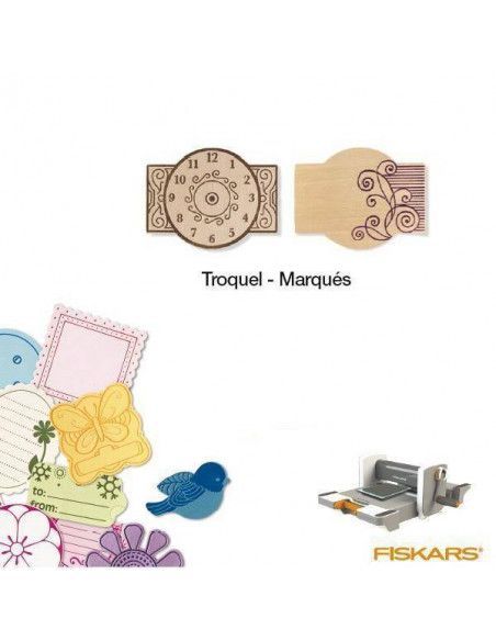 TROQUEL PARA MATERIALES GRUESOS TAMAÑO MEDIANO PARA MAQUINA FUSE CREATIVITY SYSTEM MOD. MARQUES