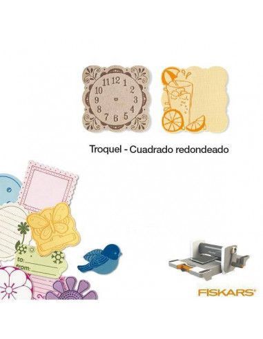 TROQUEL PARA MATERIALES GRUESOS TAMAÑO MEDIANO PARA MAQUINA FUSE CREATIVITY SYSTEM MOD. CUADRADO RED