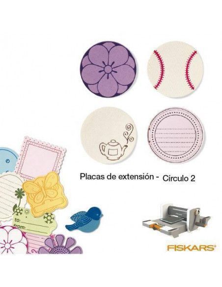 PLACAS DE EXTENSION PARA MAQUINA FUSE TROQUELES TAMAÑO MEDIANO MOD. CIRCULO 2