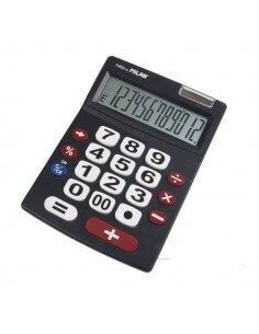 CALCULADORA 12 DIGITOS TECLAS GRANDES MI