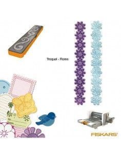 TROQUEL PARA BORDES EN FORMA DE TIRA PARA MAQUINA TROQUELADORA FUSE MOD. FLORES