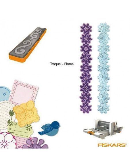 TROQUEL PARA BORDES EN FORMA DE TIRA PARA MAQUINA TROQUELADORA FUSE MOD. FLORES