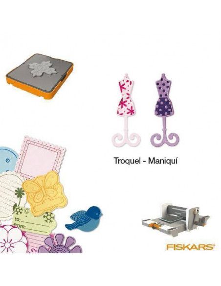TROQUELES EN FORMA DE MANIQUI PARA MAQUINA FUSE CREATIVITY SYSTEM TAMAÑO MEDIANO