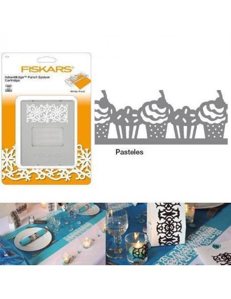 CARTUCHOS PARA MAQUINA DE PERFORAR BORDES ADVANTEDGE DE FISKARS MODELO PASTELES