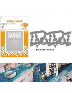 CARTUCHOS PARA MAQUINA DE PERFORAR BORDES ADVANTEDGE DE FISKARS MODELO BOLAS DE NAVIDAD