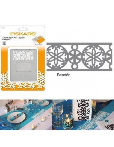 CARTUCHOS PARA MAQUINA DE PERFORAR BORDES ADVANTEDGE DE FISKARS MODELO ROSETON