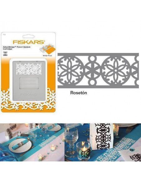 CARTUCHOS PARA MAQUINA DE PERFORAR BORDES ADVANTEDGE DE FISKARS MODELO ROSETON