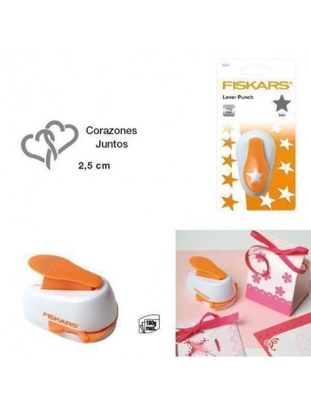 PERFORADORAS DE FIGURAS PARA DECORACION Y SCRAPBOOKING MOD. CORAZONES