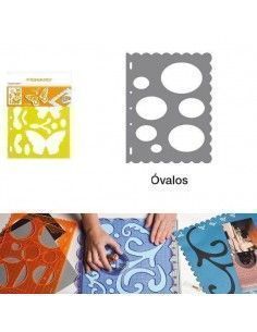 PLANTILLAS DE CORTE TRANSPARENTES CON FORMAS PARA SCRAPBOOKING MODELO OVALOS