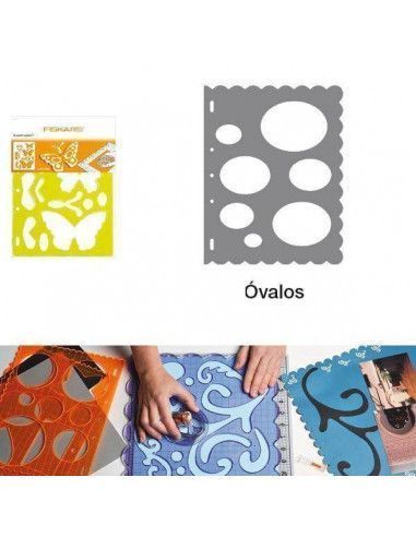 PLANTILLAS DE CORTE TRANSPARENTES CON FORMAS PARA SCRAPBOOKING MODELO OVALOS