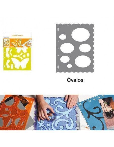 PLANTILLAS DE CORTE TRANSPARENTES CON FORMAS PARA SCRAPBOOKING MODELO OVALOS